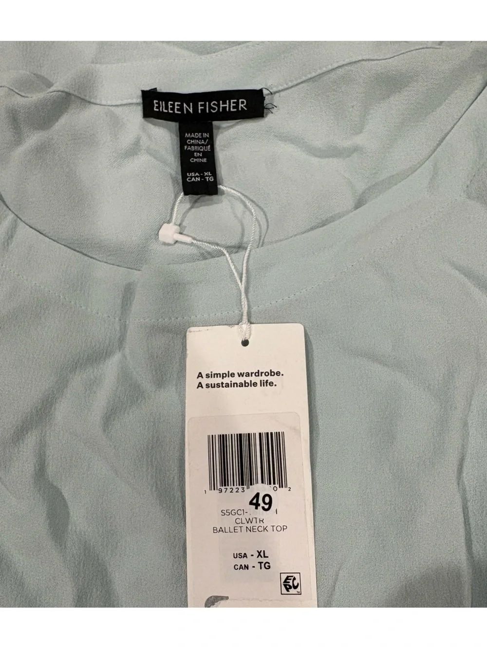 Eileen Fisher
Silk Ballet Neck Top - Picture 5 of 5